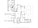 Floorplan shows layout with bedrooms, bathrooms, kitchen, living room, pool and garage at 1401 Easton Dr, Lakeland, FL 33803