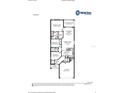 A detailed floor plan showcases the layout of the home, including the bedrooms, kitchen, and living spaces at 1037 Mountain Flower Ln, Davenport, FL 33837