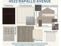 Display of the interior design elements and color scheme selections for 4522 Rapallo Avenue at 4522 Rapallo Ave, Winter Haven, FL 33884
