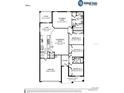 Detailed floor plan showcasing the layout of the home, including room dimensions and overall structure at 4522 Rapallo Ave, Winter Haven, FL 33884