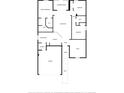 Detailed floor plan illustrating the layout of the home with labeled rooms and dimensions at 2443 Torrens Dr, Lakeland, FL 33805