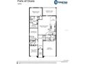 Detailed floor plan showcasing the layout of the home, including the bedrooms, bathrooms, and living areas at 636 Sw 77Th Cir, Ocala, FL 34474