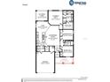 Detailed floor plan showcasing the layout of this home including the location of each bedroom and living space at 722 Bentley North Loop, Auburndale, FL 33823