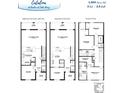 Floor plan showcasing 1604 sq ft with 3 beds, 2.5 baths, and flexible living spaces at 317 Wharf Way, Winter Haven, FL 33881