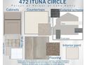 This curated color scheme features elegant neutral tones for a modern, cohesive design throughout the home at 472 Ituna Cir, Winter Haven, FL 33881