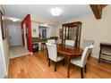 Elegant dining room featuring a classic wooden table and chairs, perfect for entertaining guests at 2025 Sylvester Rd # E2, Lakeland, FL 33803
