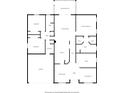 Floor plan layout of the home showing the room locations and dimensions at 4041 Byrds Crossing Dr, Lakeland, FL 33812