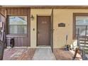 Inviting front entrance featuring a quaint sitting area and covered parking at 2173 Castle Pt, Winter Haven, FL 33880