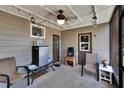Relaxing screened in porch with ceiling fan and plenty of space for entertaining at 2145 Limedale Rd, Lakeland, FL 33809