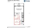 Harbor at Lake Henry first floor plan featuring Gathering Room, Kitchen, and Den/Bedroom 4 at 226 Turtle Bay Ave, Winter Haven, FL 33881