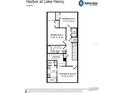 Harbor at Lake Henry second floor plan featuring Owner's Suite, Bedrooms 2 and 3, and Hall Bath at 226 Turtle Bay Ave, Winter Haven, FL 33881