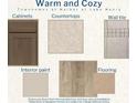 Interior selections including cabinets, countertops, wall tile, interior paint and flooring at 226 Turtle Bay Ave, Winter Haven, FL 33881
