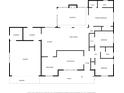 Detailed floor plan showcasing the layout of the house, including the Gathering room, kitchen, and bedrooms at 509 Rob Roy St, Lakeland, FL 33813