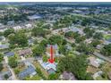 Aerial view shows proximity to shopping and the interstate at 4006 Glen Garry W Rd, Lakeland, FL 33813