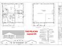 Detailed floor plan showcasing the layout of the Pelican Layout #4, with dimensions and room placements for easy visualization at 5920 Cormorant Ct, Lakeland, FL 33809