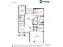 Detailed floor plan showcasing the layout of the home, including rooms and dimensions at 561 Silver Course Run, Ocala, FL 34472