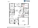 Layout of a comfortable home, showcasing the owner's suite, gathering room, kitchen, dining area, bedrooms, and garage at 563 Silver Course Radl, Ocala, FL 34472