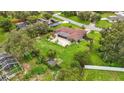 Sprawling backyard with mature trees and lush landscaping, plus a private pool, providing a serene retreat at 8535 Plantation Ridge Blvd, Lakeland, FL 33809