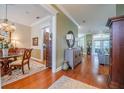 Spacious home featuring hardwood floors, neutral tones, and an open layout to the living spaces at 1589 Royal Forest Ct, Lakeland, FL 33811