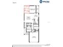 Floor plan of home showing gathering room, owner's suite, bedrooms, garage, and porch at 2230 Oldham Ct, Haines City, FL 33844