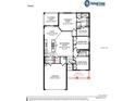 Detailed home floorplan showcasing the layout of the rooms at 5401 Se 128Th Ln, Belleview, FL 34420
