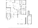 Layout of the home with the main bedroom, living room, kitchen, and garage at 6217 Ashley Dr, Lakeland, FL 33813