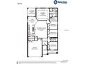 Detailed floor plan showcasing the layout and dimensions of the home's rooms and features at 1846 Daystar Dr, Haines City, FL 33844