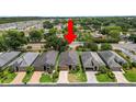 Aerial shot displaying the home's position among other well-manicured properties at 961 Christina Chase Dr, Lakeland, FL 33813
