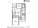Detailed floor plan showcasing the layout of this home, including room dimensions and key features at 1059 Aruba Ave, Mulberry, FL 33860