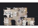 Detailed floor plan showing layout with bedrooms, bathrooms, kitchen, dining, and living areas; scale included for reference at 452 Lime Ave, Daytona Beach, FL 32124