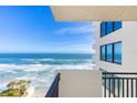 Stunning ocean view from private balcony at 2947 S Atlantic Ave # 1105, Daytona Beach Shores, FL 32118