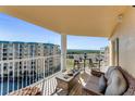 Relaxing balcony overlooking water and community at 4650 Links Village Dr # D703, Ponce Inlet, FL 32127