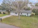 Updated home with driveway, landscaping, and large backyard at 1622 Pine Tree Dr, Edgewater, FL 32132