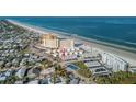 Aerial view showing the property's location near the beach at 505 N Atlantic Ave # 29, New Smyrna Beach, FL 32169