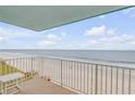 Stunning ocean view from private balcony at 5203 S Atlantic Ave # 412B, New Smyrna Beach, FL 32169