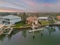 Waterfront home with private dock and beautiful sunset views at 107 Via Amalfi, New Smyrna Beach, FL 32169