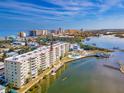 Waterfront condo building with water access and city views at 3606 S Peninsula Dr # 809, Port Orange, FL 32127