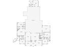 Detailed floor plan showcasing the home's layout, including bedrooms, living areas, and outdoor screened patio/pool at 2333 Southern Pines Pl, Deland, FL 32724