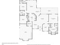 Detailed floor plan featuring bedrooms, bathrooms, kitchen, living room, and outdoor patio at 29 Promenade At Lionspaw, Daytona Beach, FL 32124