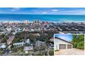 Breathtaking aerial view showcasing the property's proximity to the ocean and the neighborhood's serene beauty at 4035 Saxon Dr # A3, New Smyrna Beach, FL 32169