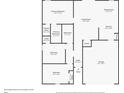Detailed floor plan showcasing the layout of the home, including room dimensions at 5304 Cordgrass Bend Ln, Port Orange, FL 32128