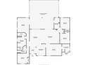 Detailed floor plan showcasing the home's layout, including bedrooms, bathrooms, living spaces, and outdoor area at 6068 Spruce Point Cir, Port Orange, FL 32128