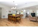 Bright, open floorplan seamlessly integrates kitchen, dining, and living spaces at 1327 Wayne Ave, New Smyrna Beach, FL 32168