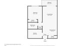 Detailed floor plan of the unit showing the layout of each room at 2711 N Halifax Ave # 372, Daytona Beach, FL 32118