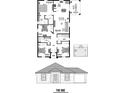 Detailed floor plan showcasing the layout, bedrooms, kitchen, and living spaces of the home at 1042 Gary Blvd, Daytona Beach, FL 32119