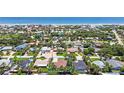 Aerial view of a beautiful community near the ocean highlighting lush landscaping at 22 Sand Dune Dr, New Smyrna Beach, FL 32169