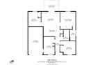 Detailed floorplan showcasing the layout of this 1036 sq ft home at 837 Acorn Ln, Port Orange, FL 32127
