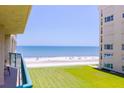 Enjoy amazing beach views from the privacy of this condo balcony at 4555 S Atlantic Ave # 4310, Port Orange, FL 32127