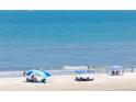 Beautiful day at the beach in front of the condos at 4555 S Atlantic Ave # 4310, Port Orange, FL 32127