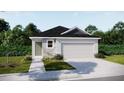 One-story home with a two-car garage and landscaped front yard at 3888 Sagefield Dr, Saint Cloud, FL 34773